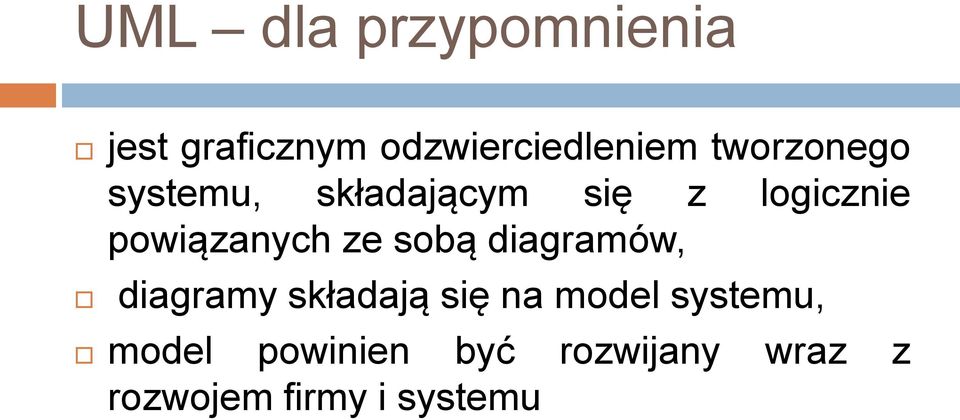 powiązanych ze sobą diagramów, diagramy składają się na