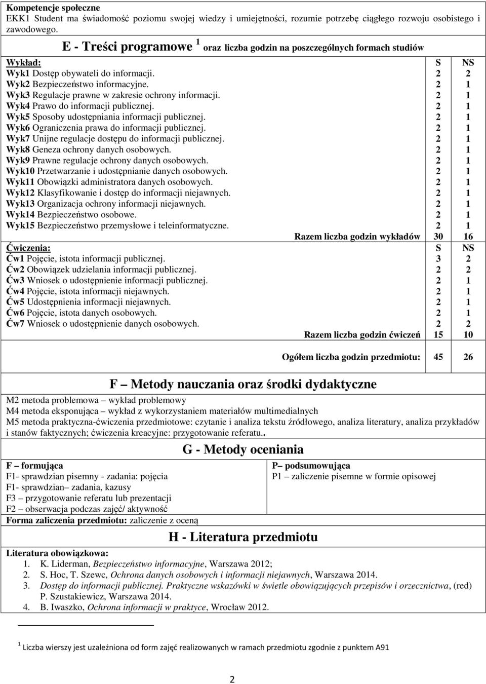 Wyk Prawo do informacji publicznej. Wyk5 Sposoby udostępniania informacji publicznej. Wyk6 Ograniczenia prawa do informacji publicznej. Wyk7 Unijne regulacje dostępu do informacji publicznej.