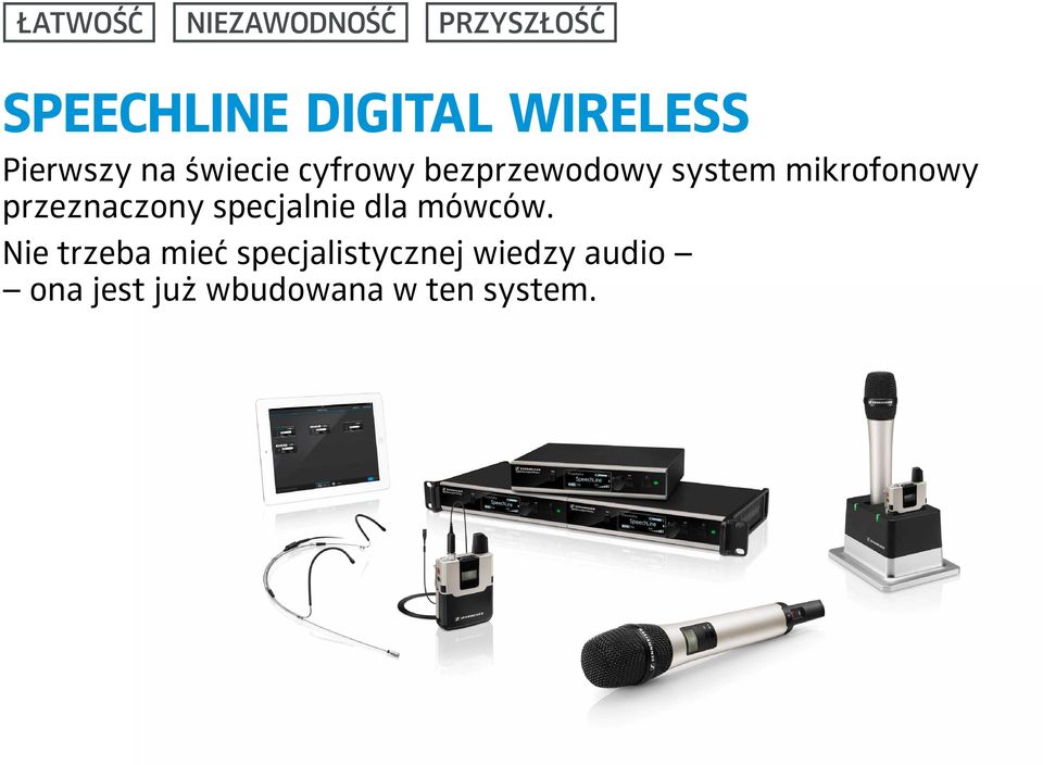 mikrofonowy przeznaczony specjalnie dla mówców.