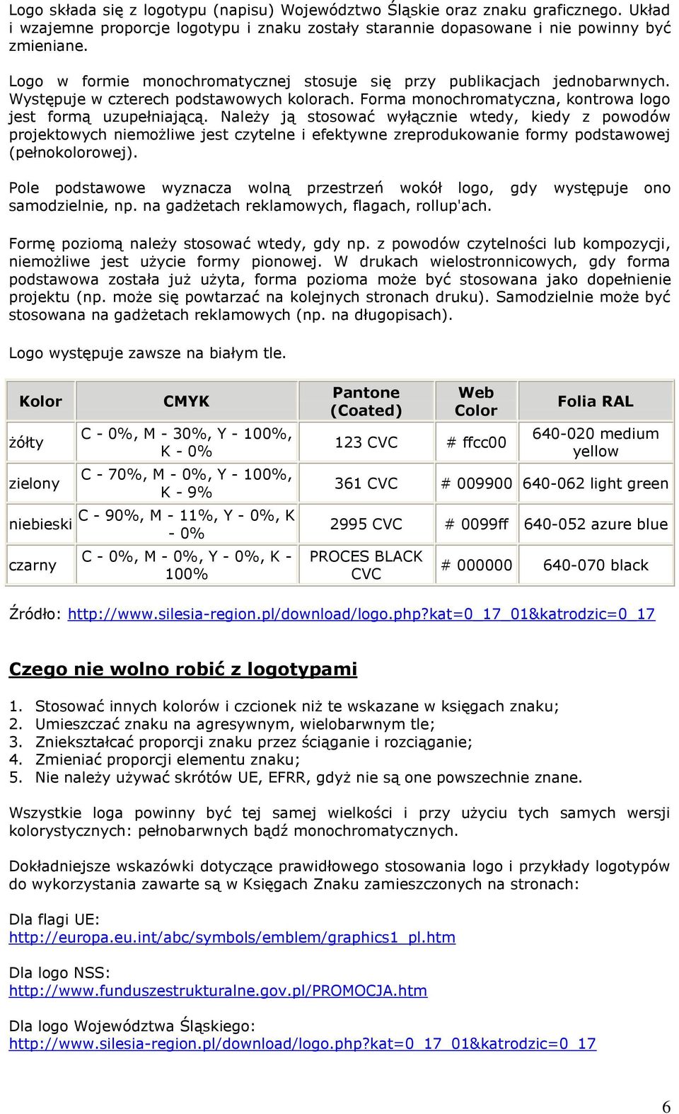 Należy ją stosować wyłącznie wtedy, kiedy z powodów projektowych niemożliwe jest czytelne i efektywne zreprodukowanie formy podstawowej (pełnokolorowej).