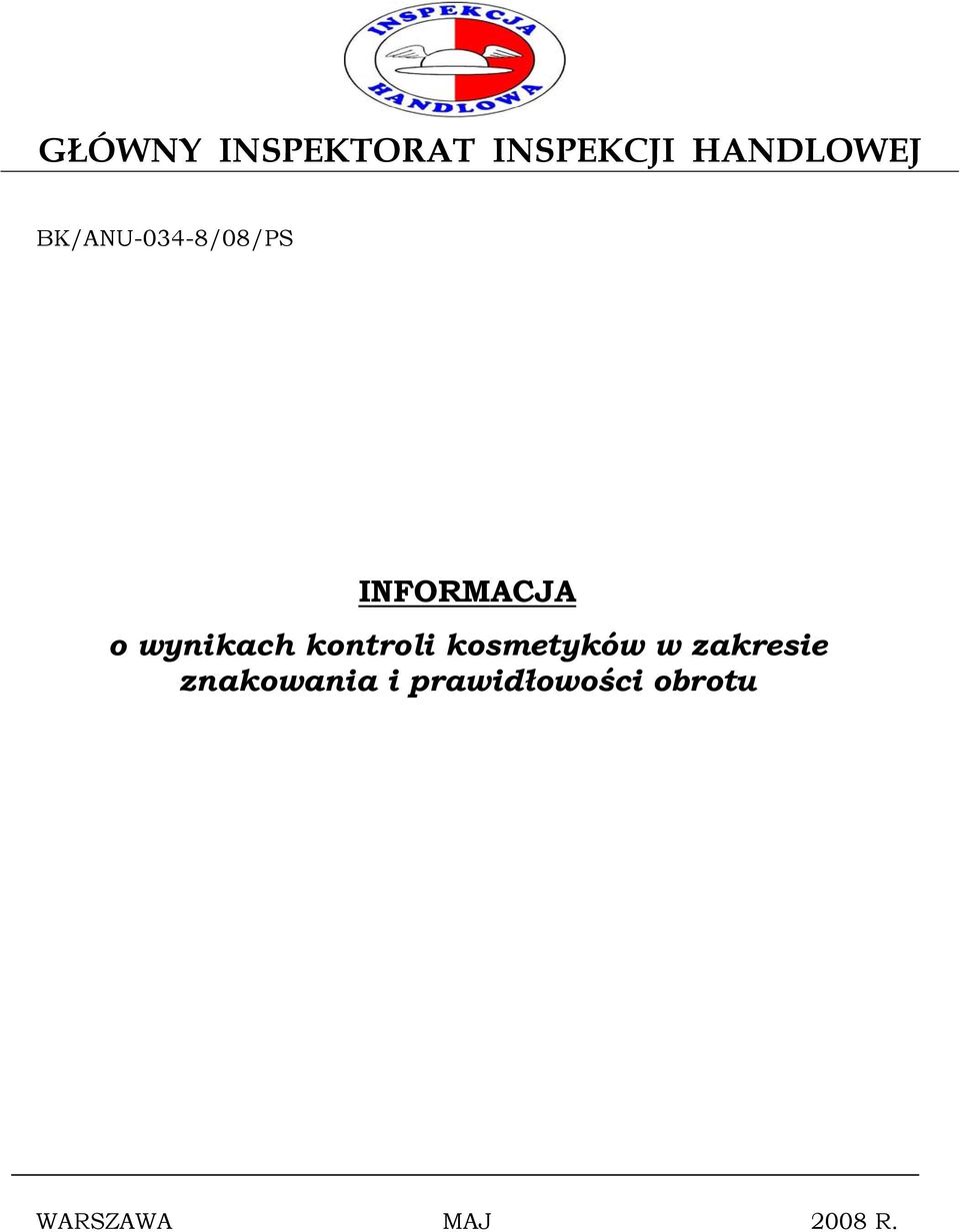 GŁÓWNY INSPEKTORAT INSPEKCJI HANDLOWEJ - PDF Free Download
