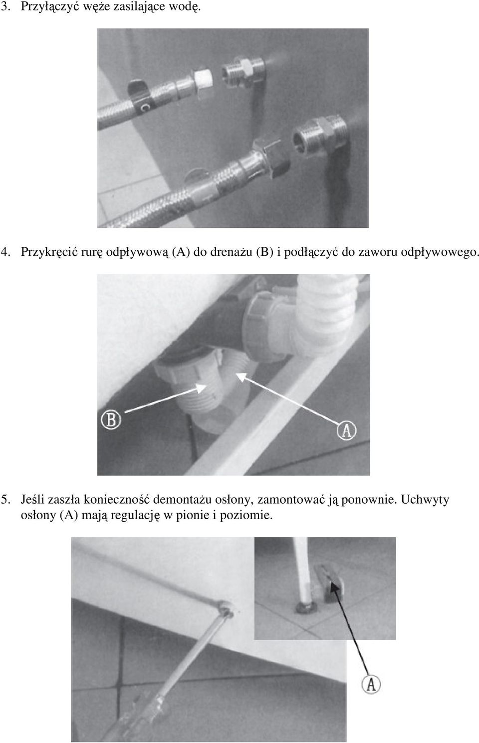 zaworu odpływowego. 5.