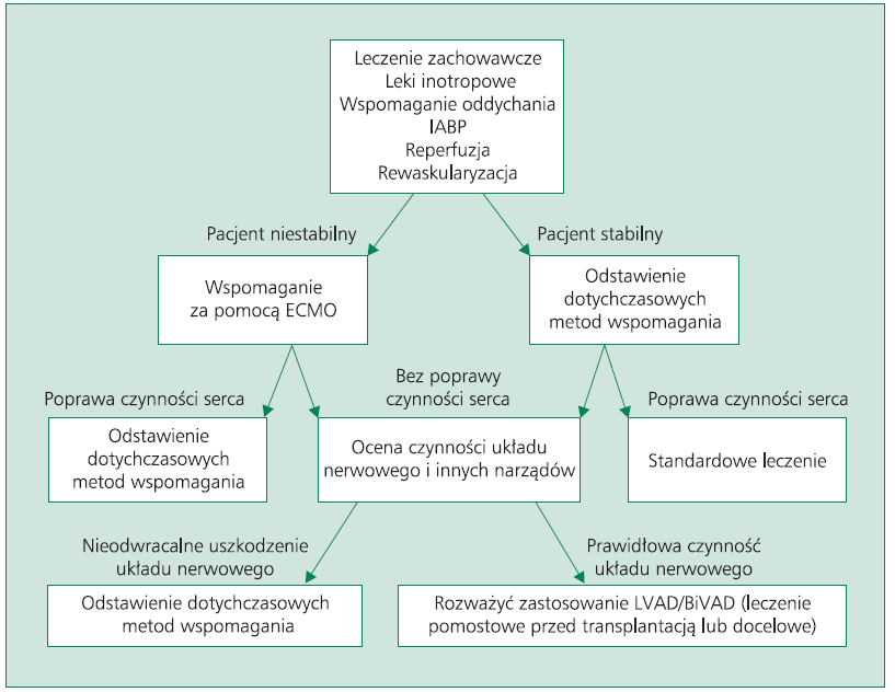 Algorytmy leczenia ostrej niewydolności serca i