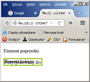 Fixed position: fixed pozycja elementu jest wyznaczana