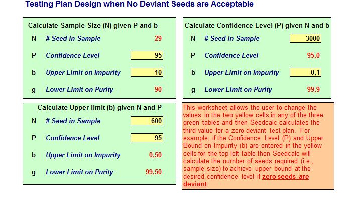 Seedcalc