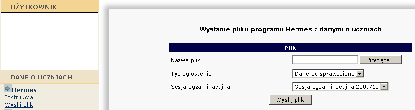 Po zalogowaniu się w systemie informatycznym OBIEG dyrektor widzi następujący ekran: I.