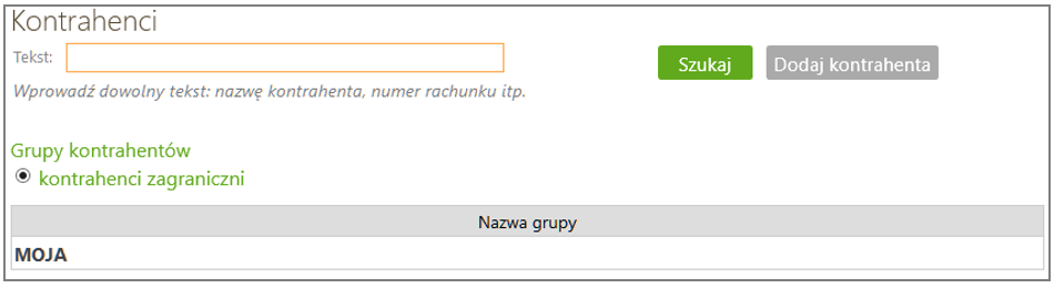 dane (np. osoby niezwiązanej z rachunkiem), jednak należność zostanie pobrana z rachunku klienta.