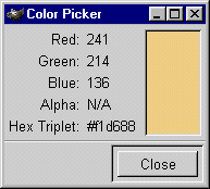 1 INTERFACE GIMP-A I PODSTAWOWE NARZĘDZIA W AKCJI 1.13 Zakraplacz (Color Picker) Wartość 3 oznacza promień w jakim wartość koloru jest pobierana.