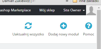 Aby zainstalować dodatek, należy wgrać plik mod_pkwid_prestashop.zip, przez panel administracyjny sklepu.