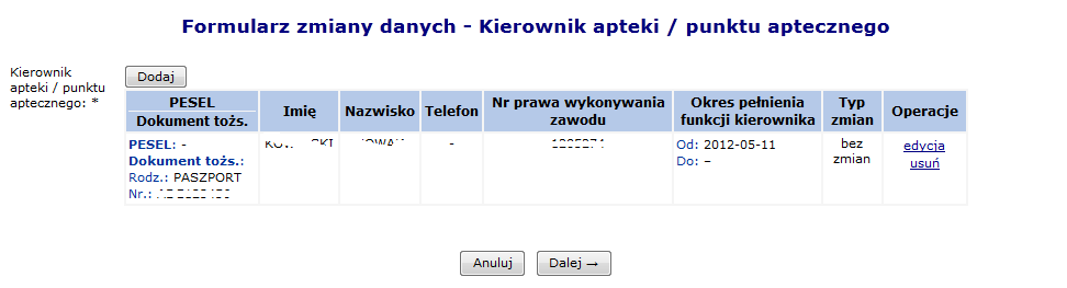 5 POTENCJAŁ INSTRUKCJA OPISUJĄCA NASTĘPUJĄCE MODUŁY DOTYCZĄCE APTEK BĘDĄCYCH REALIZATORAMI ZAOPATRZENIE ZOSTAŁY OPISANE W DOKUMENTACJI ŚWIADCZENIODAWCY: 1) STRUKTURA ORGANIZACYJNA 2) STRUKTURA