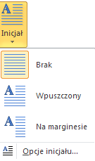 Inicjał Przycisk Inicjał grupa