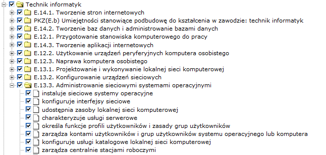 1. Edukacyjna 2. Informacyjna 3. Kojarzeniowa 4. Komunikacyjna 5. Raportowa 6.