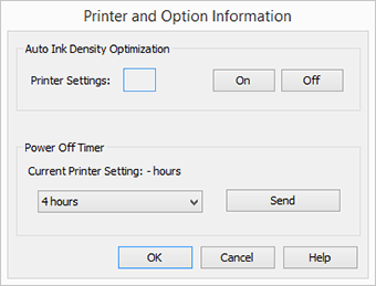 Konserwacja A W oknie dialogowym Properties (Właściwości) (lub Print Settings (Ustawienia druku)) sterownika drukarki na karcie Utility (Program narzędziowy) kliknij polecenie Printer and Option