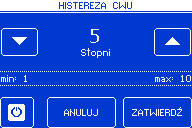 wody z bojlera. II.m.3) Pompy równoległe W tym trybie pompy pracują równolegle powyżej ustawionej temperatury załączenia (patrz funkcja temperatura załączenia pomp w menu instalatora). Pompa C.O.