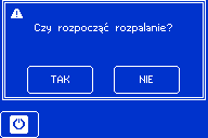 II.b) Strona główna Podczas normalnej pracy regulatora na dotykowym wyświetlaczu LCD widoczna jest strona główna.