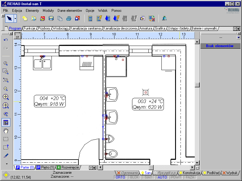 Lekcja 4: REHAU-Instal-san T 5.