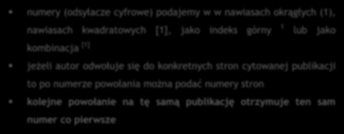 System numeryczny Odsyłacz w tekście to numer przypisu z wykazu bibliografii załącznikowej TEKST GŁÓWNY Z POWOŁANIAMI [ ] Każdy z poziomów określany jest przez deskryptory, które charakteryzują w