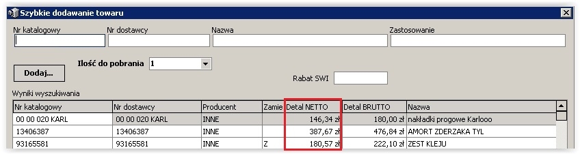 Sposób działania programu po wprowadzeniu RBG: Do zleceń napraw można dodawać czynności na 2 sposoby: z TIS, tu sprawa jest jasna, wszystkie pozycje z TIS, tak jak dotychczas, będą miały rodzaj T