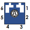 Trymer P1 Nastawa temp. strefy ZM1 lub wsp. KG (jeżeli podłączony jest czujnik temp. zewnętrznej) P2 Nastawa temp. strefy ZM2 P3-5.2. OG