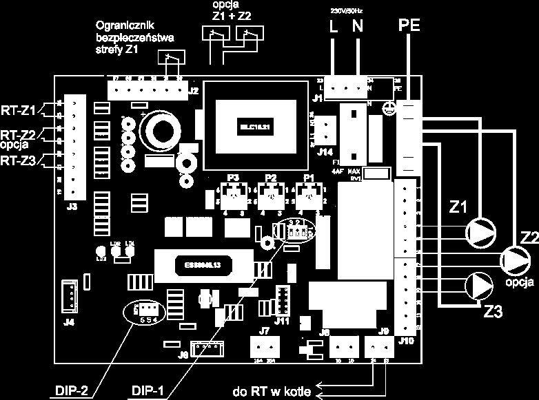 2.2. Schemat hydrauliczny modułu SIM2Z.1LTT.