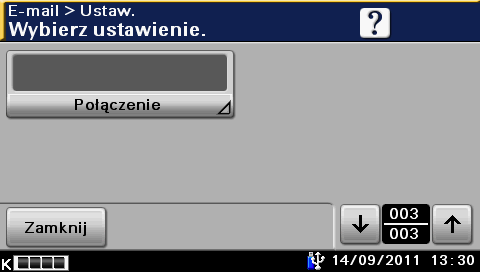 6 Wysyłanie dokumentów przez e-mail Zmiana tematu wiadomości e-mail lub nazwy załączonego pliku Przed