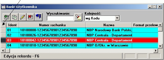 Informacje ogólne folder docelowy.