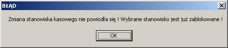 Stanowiska kasowe powoduje jego likwidację - rezygnację z wyboru schematu. Naciśnięcie przycisku Kopiuj powoduje zatwierdzenie wyboru i przypisanie zaznaczonych schematów do stanowiska kasowego.