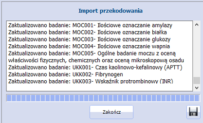 Konfiguracja Modułu ewyniki przekodowania należy wybrać przycisk, następnie wskazać z dysku komputera plik z rozszerzeniem *.RCD.