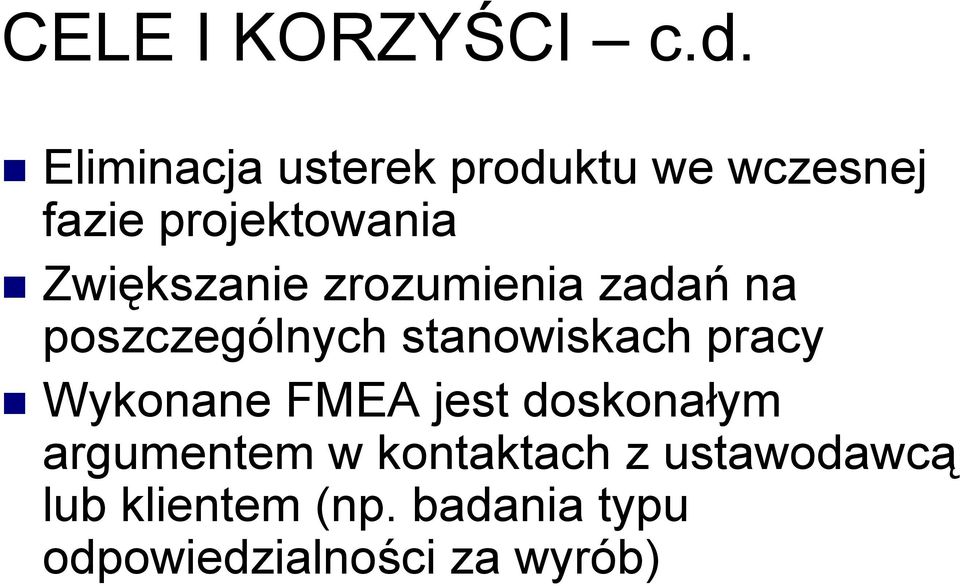 Zwiększanie zrozumienia zadań na poszczególnych stanowiskach pracy