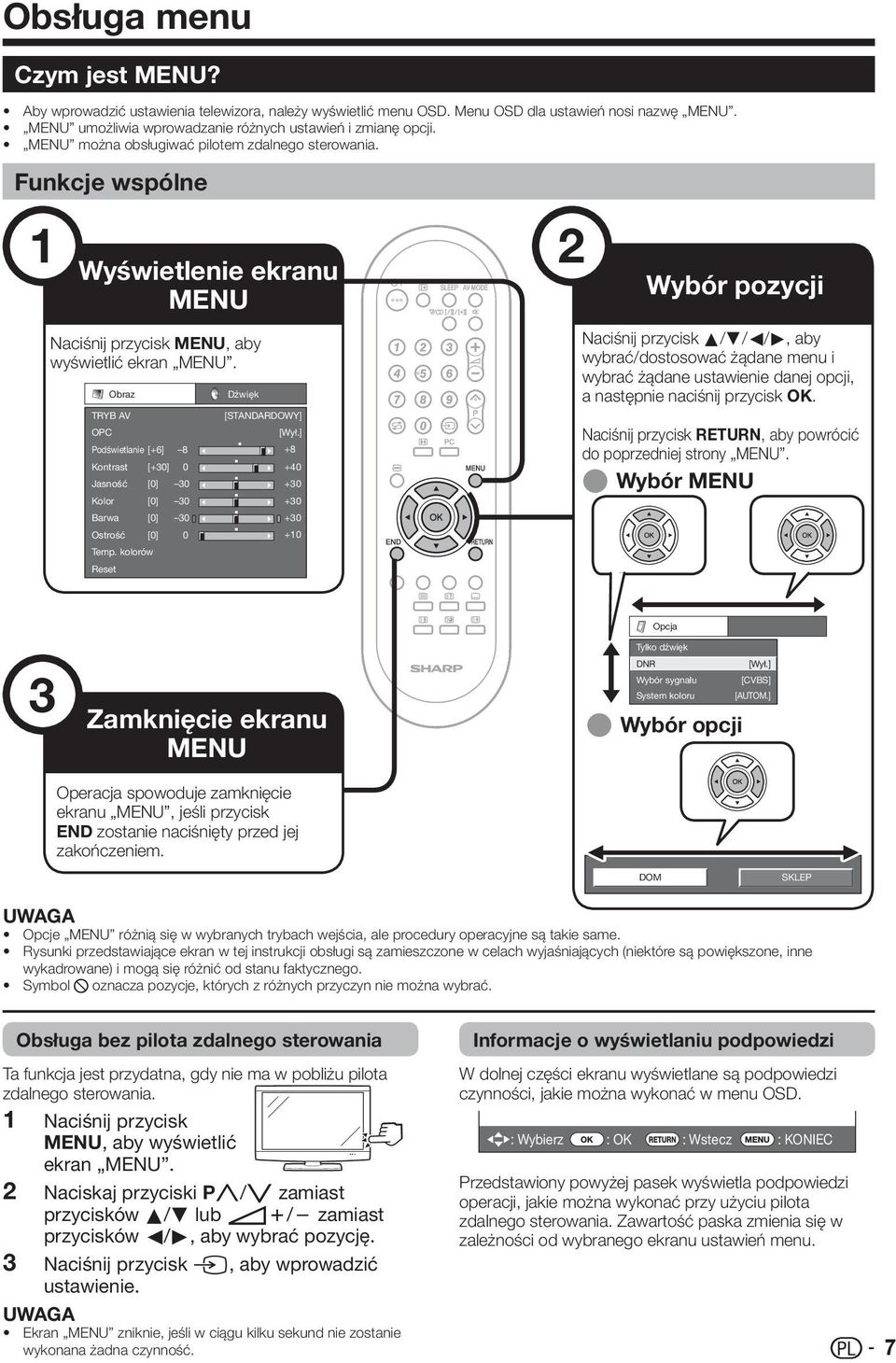 ] Podświetlanie [+6] 8 +8 Kontrast [+0] 0 +40 Jasność [0] 0 +0 Kolor [0] 0 +0 Barwa [0] 0 +0 Ostrość [0] 0 +10 Temp.