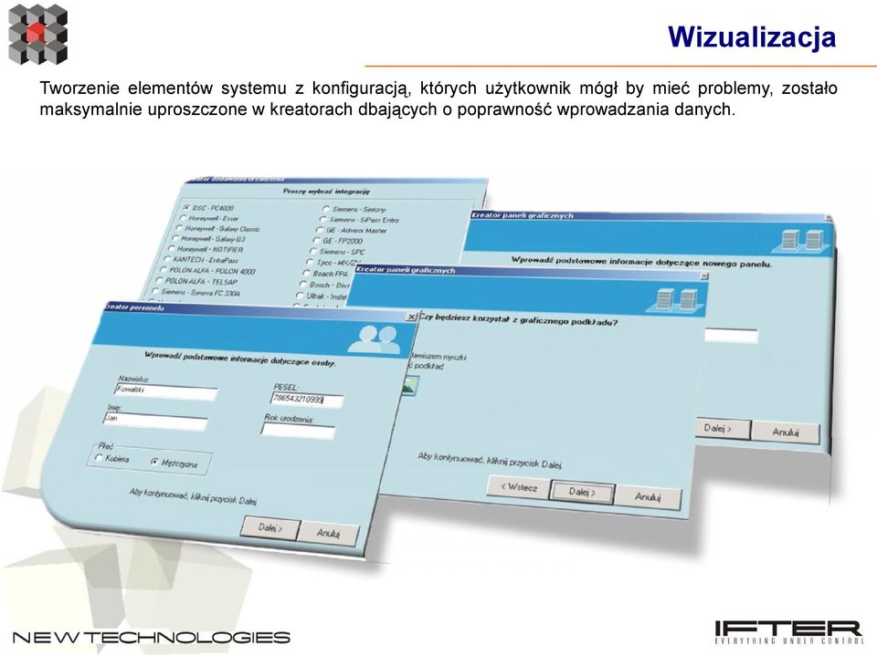 problemy, zostało maksymalnie uproszczone w