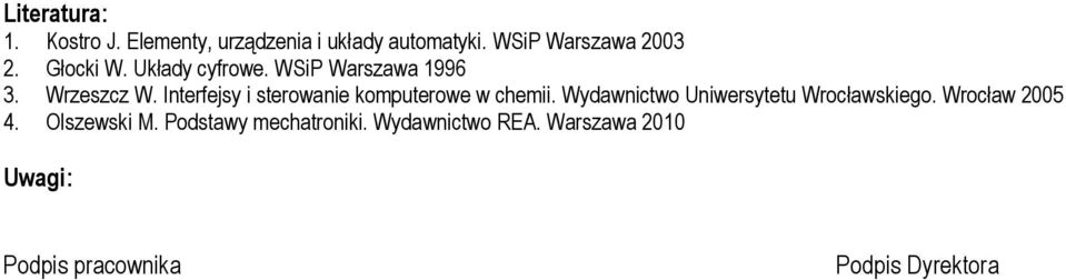 Interfejsy i sterowanie komputerowe w chemii. Wydawnictwo Uniwersytetu Wrocławskiego.