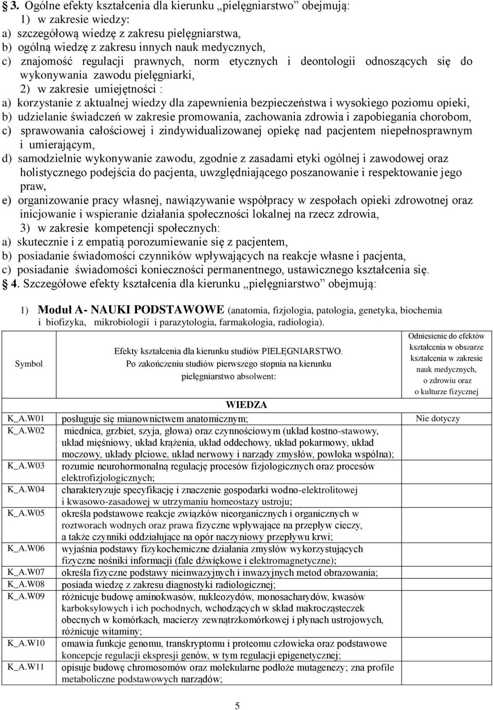 bezpieczeństwa i wysokiego poziomu opieki, b) udzielanie świadczeń w zakresie promowania, zachowania zdrowia i zapobiegania chorobom, c) sprawowania całościowej i zindywidualizowanej opiekę nad