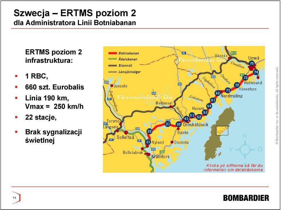 infrastruktura: 1 RBC, 660 szt.