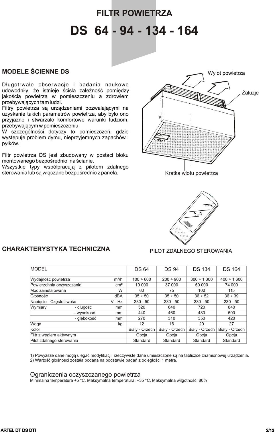 Filtry powietrza s¹ urz¹dzeniami pozwalaj¹cymi na uzyskanie takich parametrów powietrza, aby by³o ono przyjazne i stwarza³o komfortowe warunki ludziom, przebywaj¹cym w pomieszczeniu.