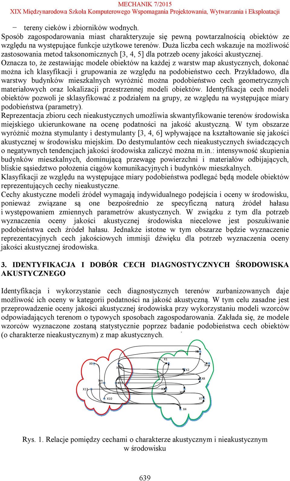 Oznacza to, że zestawiając modele obiektów na każdej z warstw map akustycznych, dokonać można ich klasyfikacji i grupowania ze względu na podobieństwo cech.