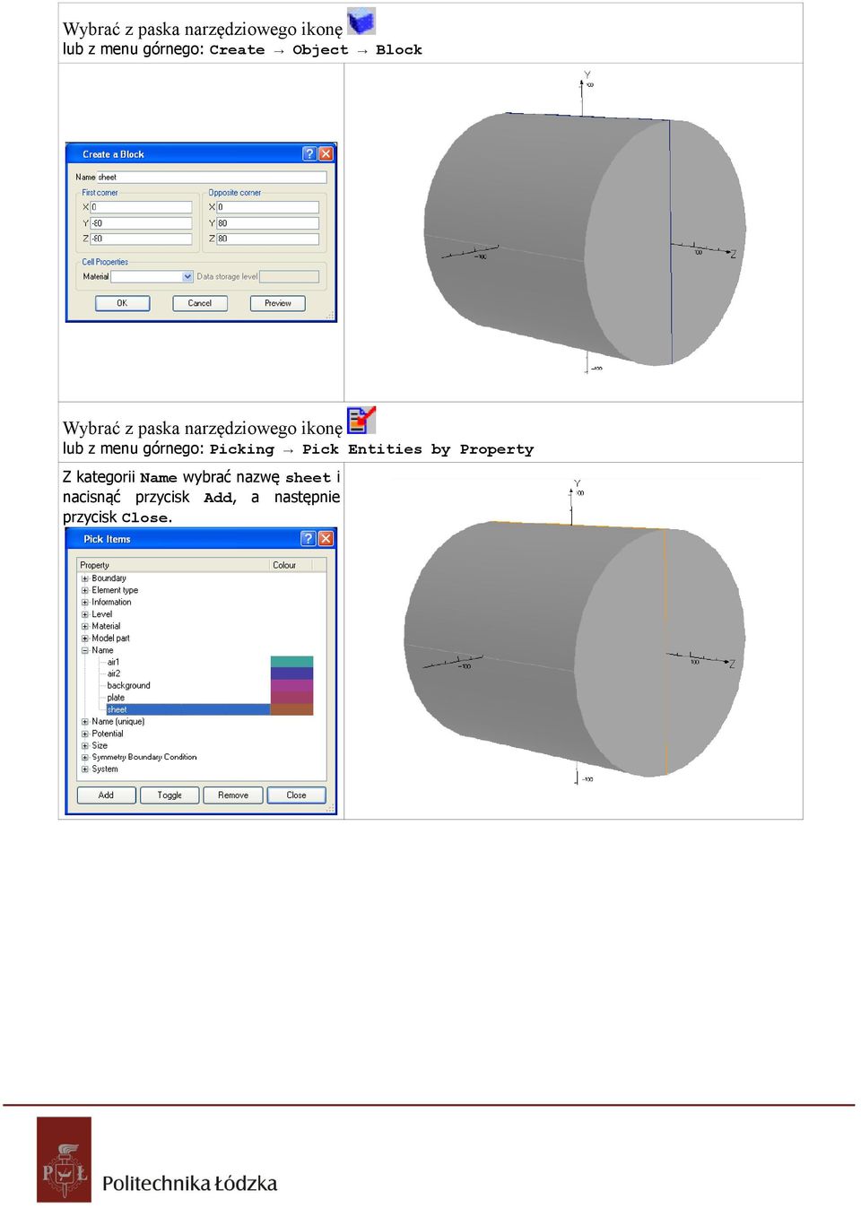 górnego: Picking Pick Entities by Property Z kategorii Name