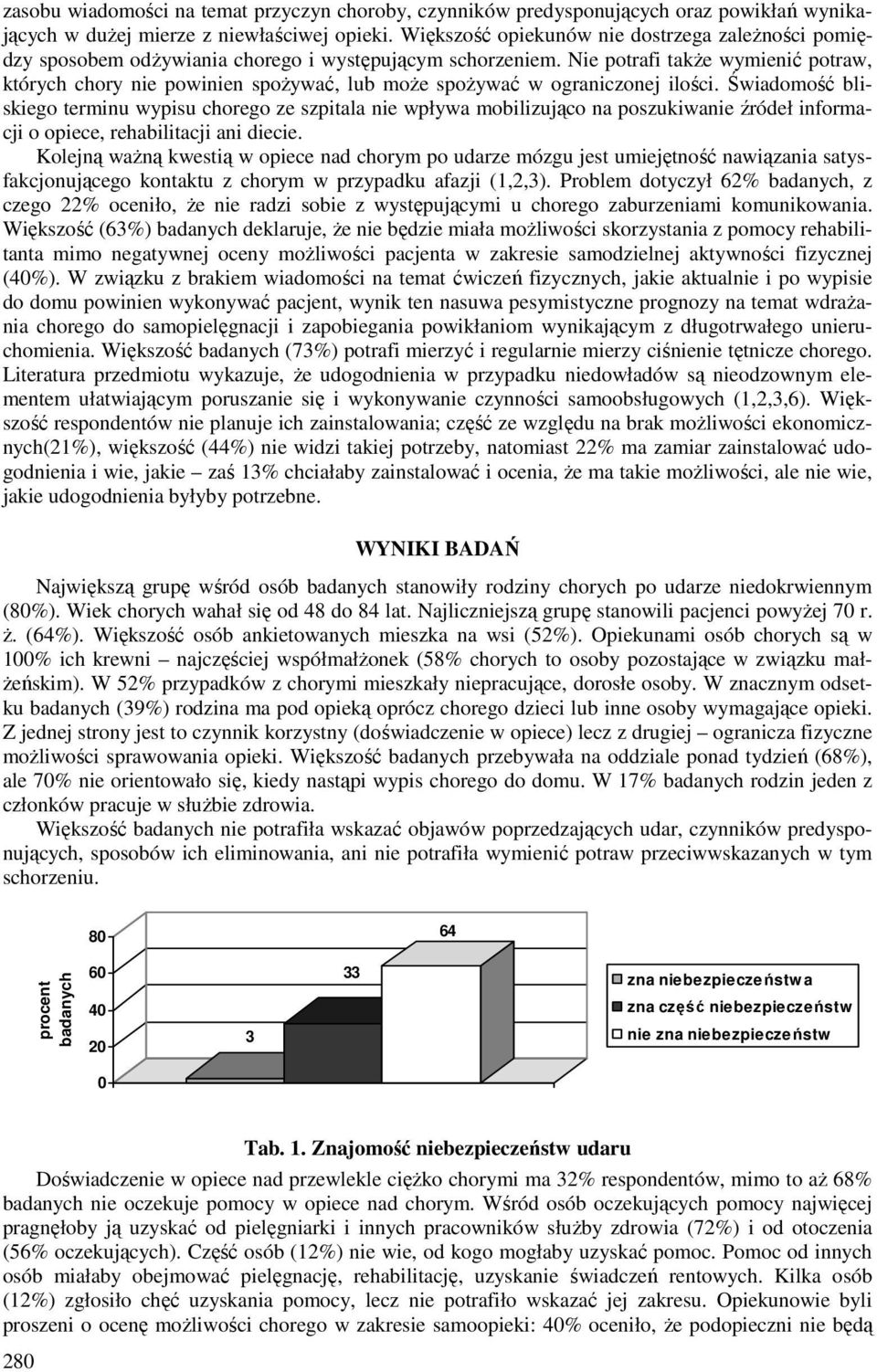 Nie potrafi także wymienić potraw, których chory nie powinien spożywać, lub może spożywać w ograniczonej ilości.