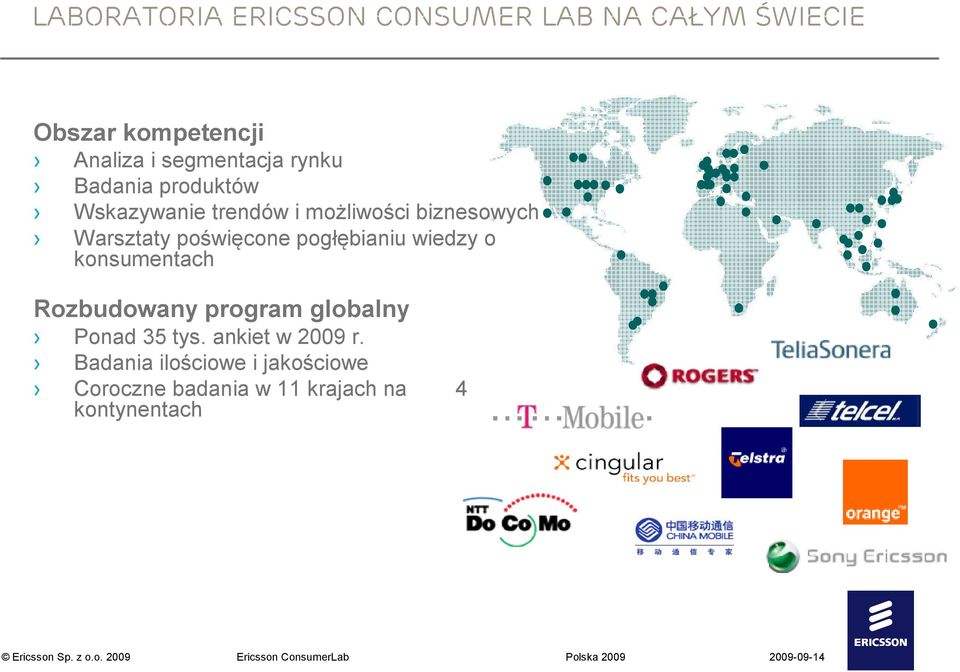 Warsztaty poświęcone pogłębianiu wiedzy o konsumentach Rozbudowany program globalny