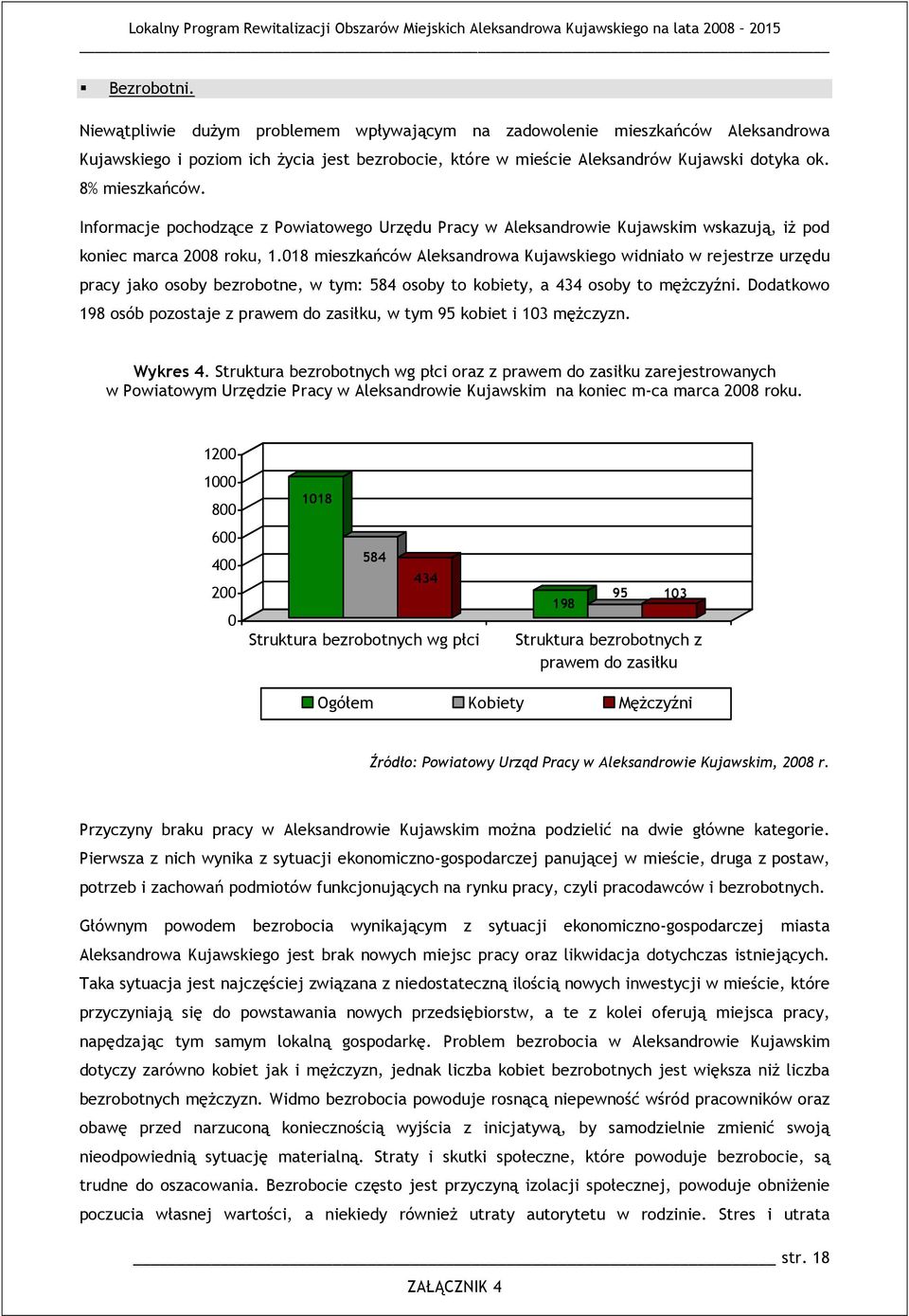 Infrmacje pchdzące z Pwiatweg Urzędu Pracy w Aleksandrwie Kujawskim wskazują, iŝ pd kniec marca 2008 rku,.