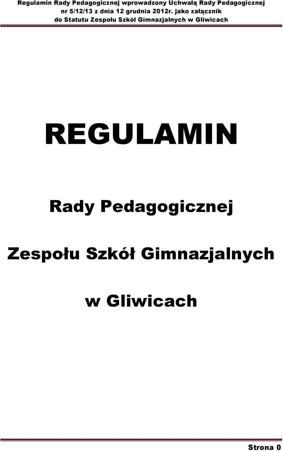 Zespołu Szkół