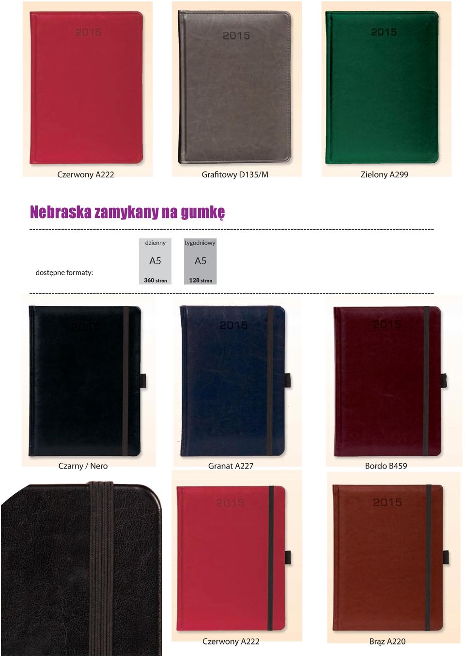 formaty: 360 stron 128 stron Czarny / Nero