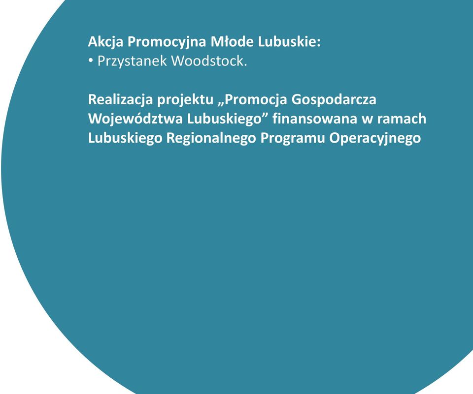 Realizacja projektu Promocja Gospodarcza