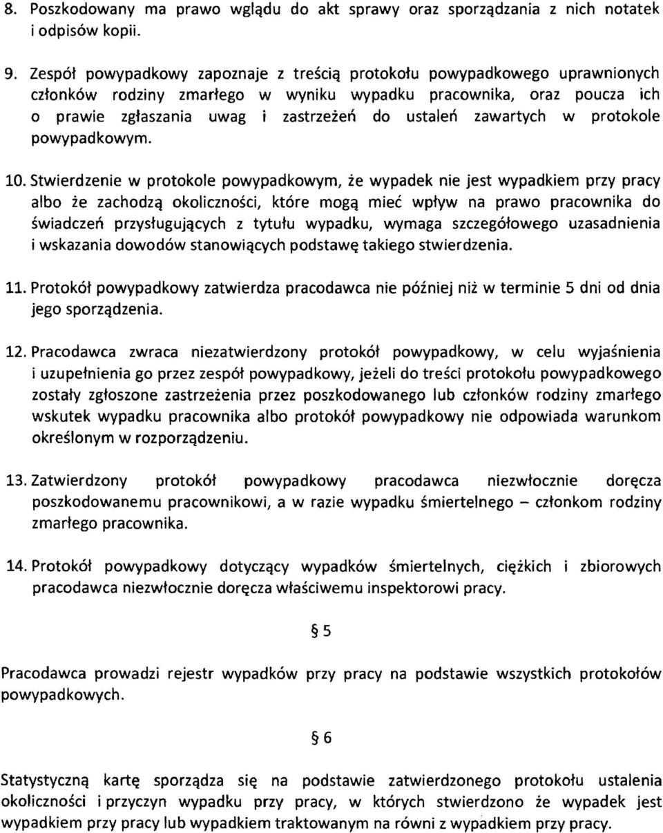 zawartych w protokole powypadkowym. 10.