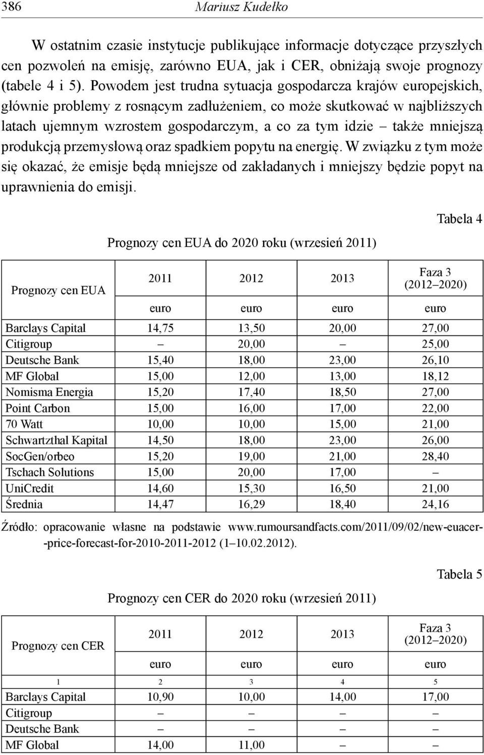 mniejszą produkcją przemysłową oraz spadkiem popytu na energię. W związku z tym może się okazać, że emisje będą mniejsze od zakładanych i mniejszy będzie popyt na uprawnienia do emisji.