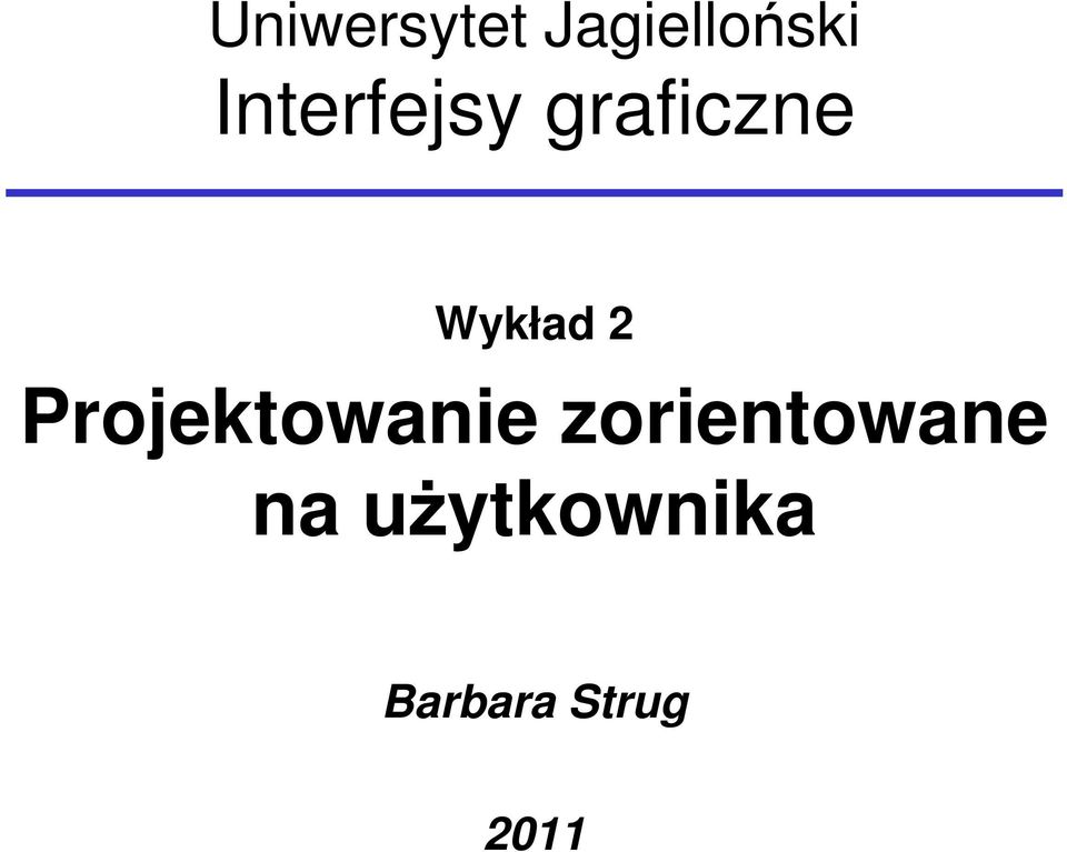 2 Projektowanie zorientowane