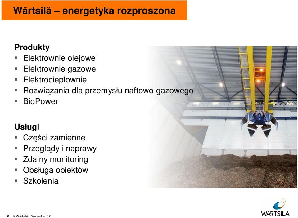 naftowo-gazowego BioPower Us ugi Cz ci zamienne Przegl dy i