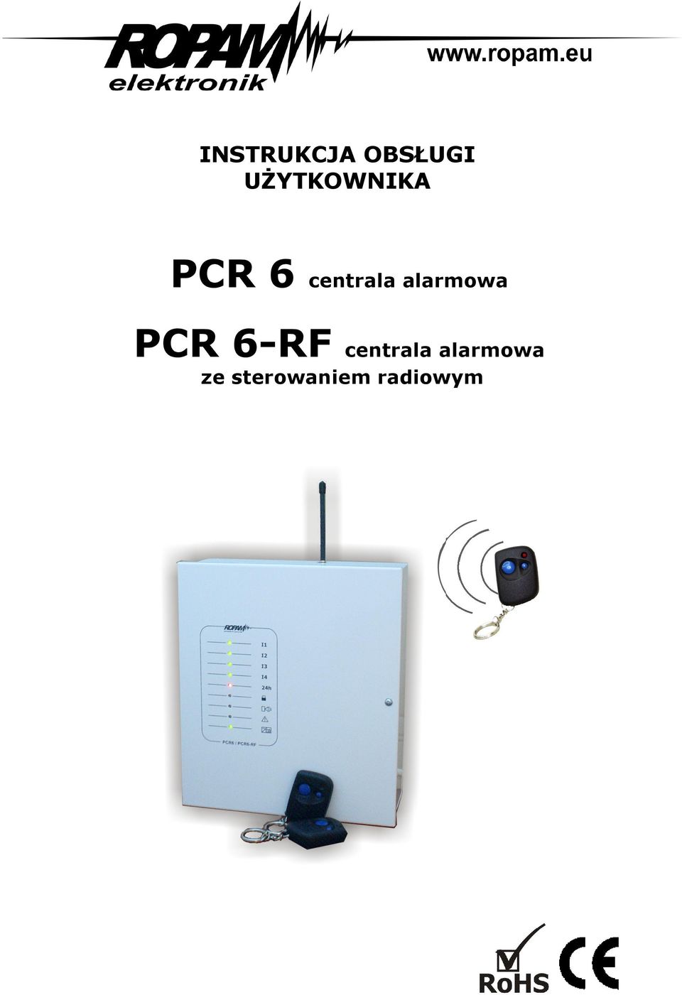 alarmowa PCR 6-RF centrala