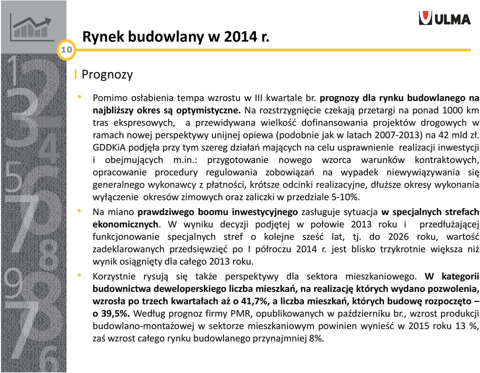 2007-2013) na 42 mld zł. GDDKiA podjęła przy tym szereg działań mających na celu usprawnienie realizacji inw