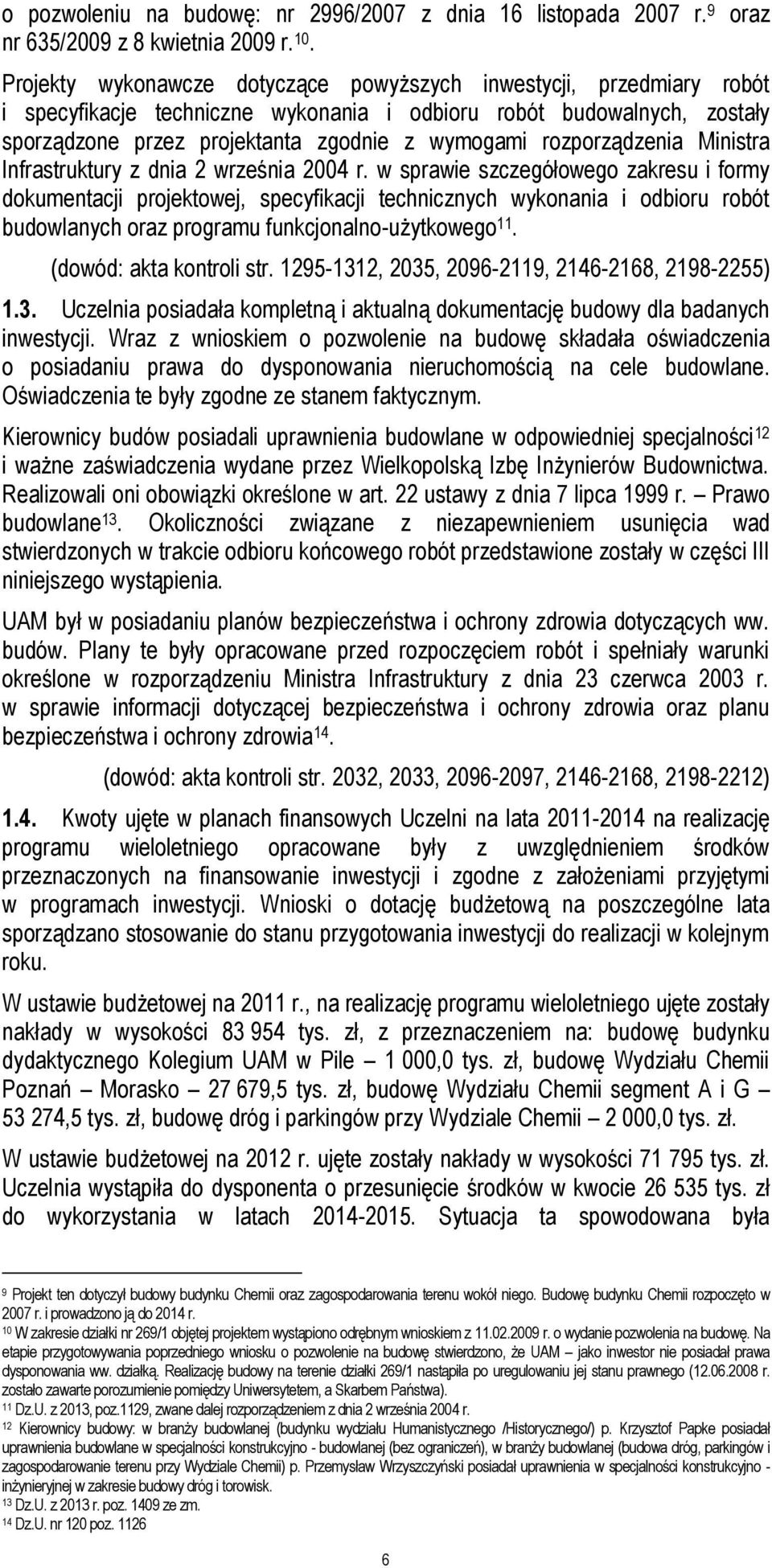 rozporządzenia Ministra Infrastruktury z dnia 2 września 2004 r.